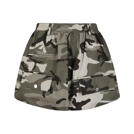 Camouflage Print Skirt