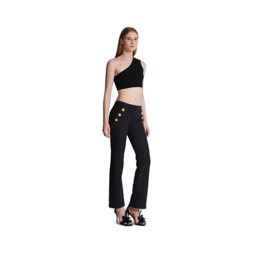Low-Top Flared Trousers