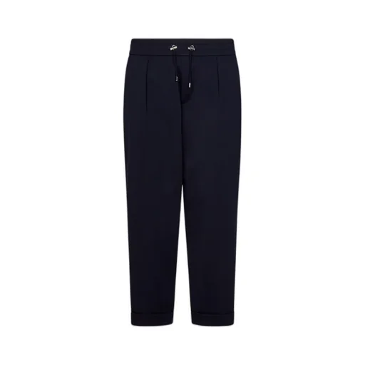 Drawstring Cropped Trousers