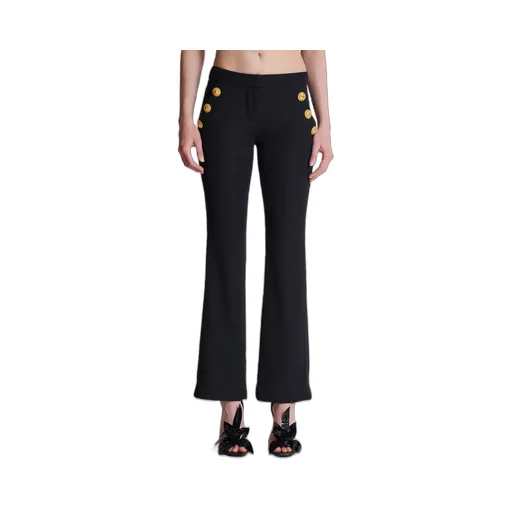 Low-Top Flared Trousers