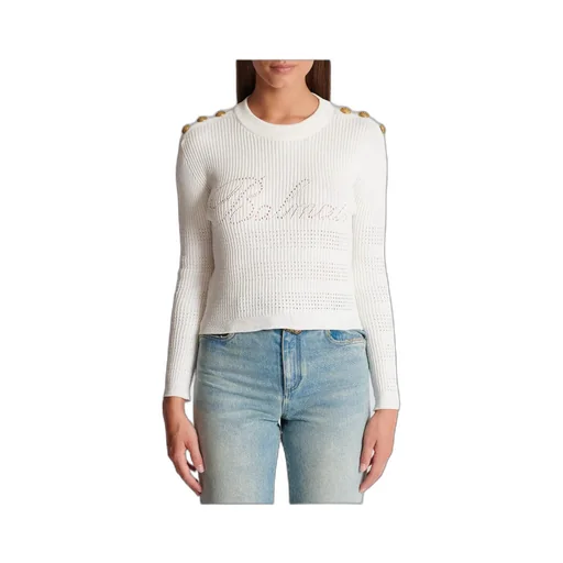 Signature Logo-Embellished Crewneck Jumper