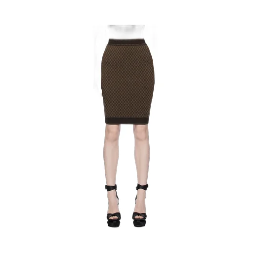 Mini Monogram Jacquard Skirt