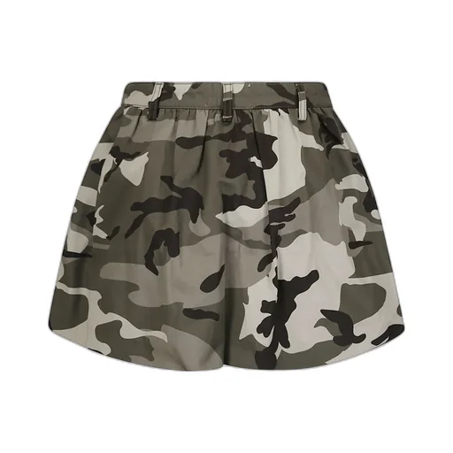 Camouflage Print Skirt