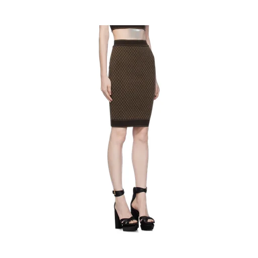 Mini Monogram Jacquard Skirt
