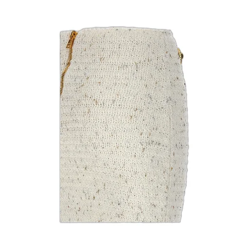 Tweed Fringed Mini Skirt