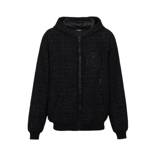 Tweed Hooded Jacket
