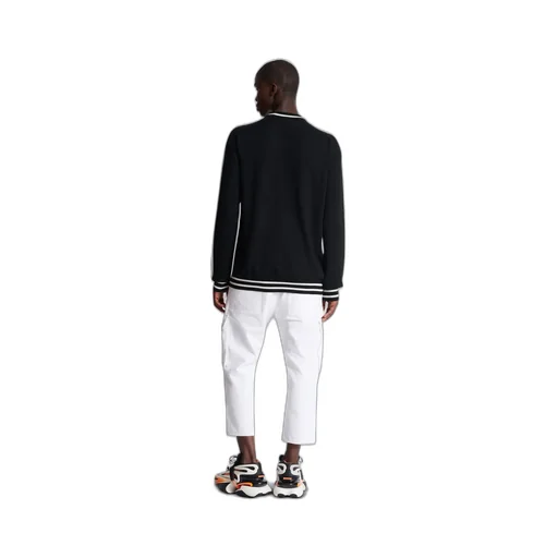 Logo Embroidered Knitted Jumper