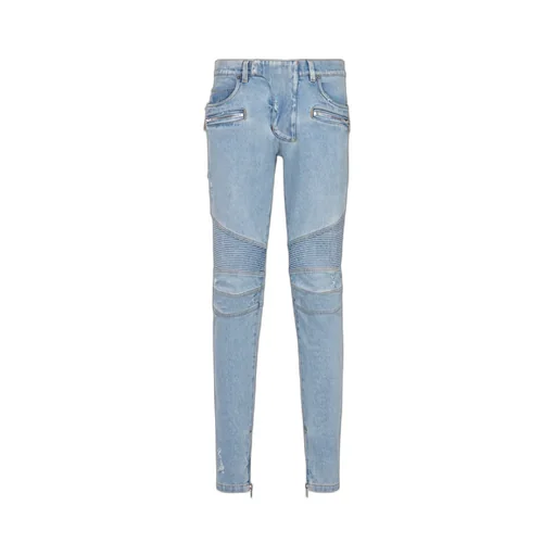 Panelled Biker Jeans