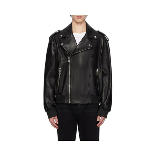 Leather Bomber Jacket