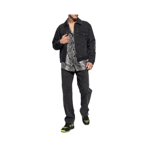 Straight Leg Cargo Jeans
