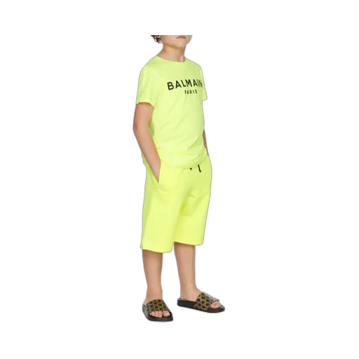 Logo Print Track Shorts