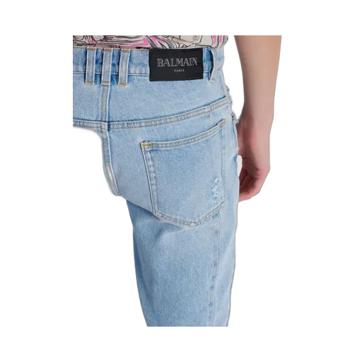 Panelled Biker Jeans