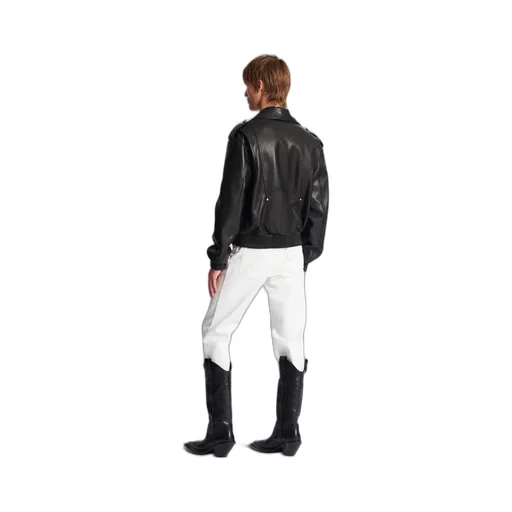 Leather Bomber Jacket