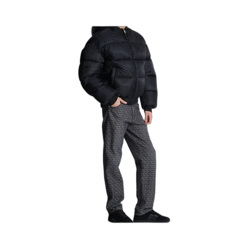 Pb Monogram Hooded Down Jacket