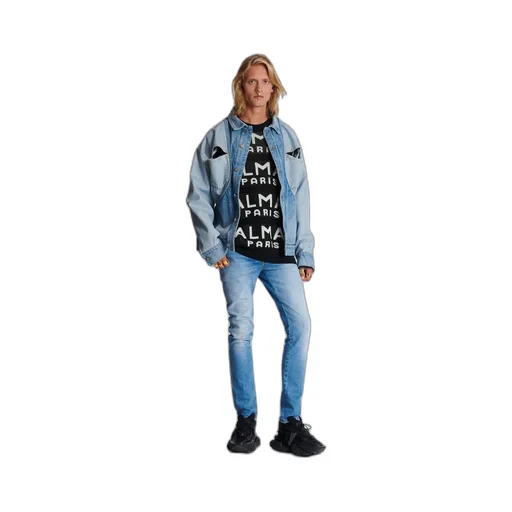 Logo Intarsia Crewneck Knit Jumper