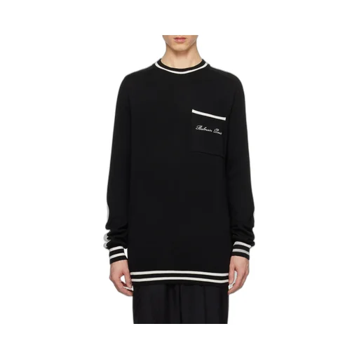 Logo Embroidered Knitted Jumper