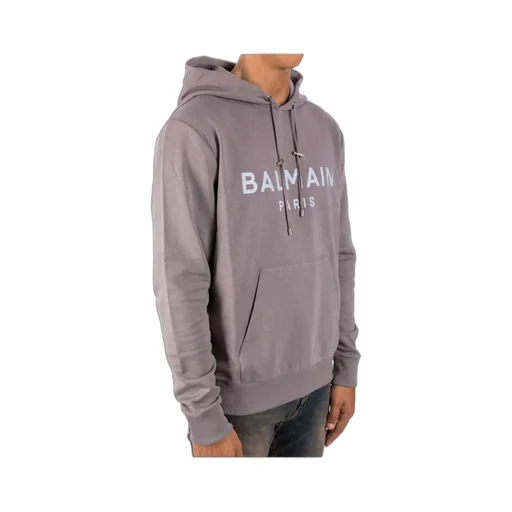 Logo Printed Drawstring Hoodie