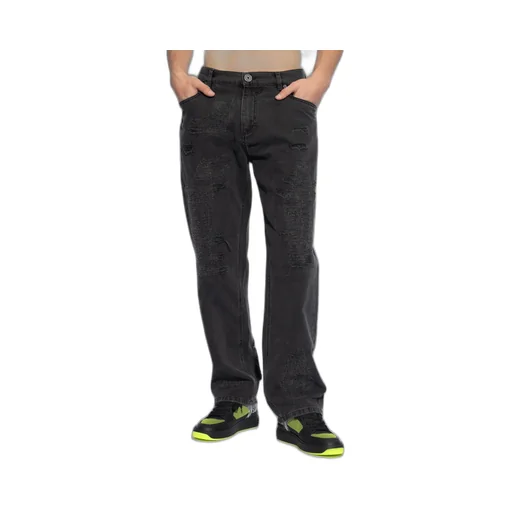 Straight Leg Cargo Jeans