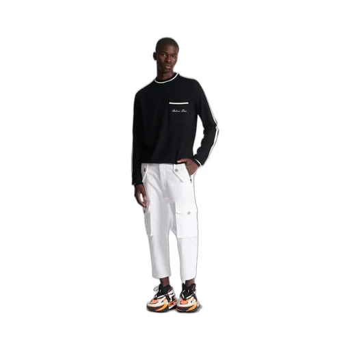 Logo Embroidered Knitted Jumper