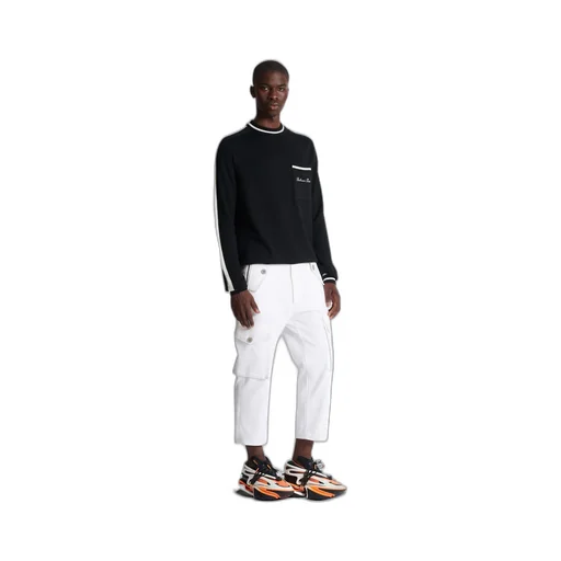 Logo Embroidered Knitted Jumper