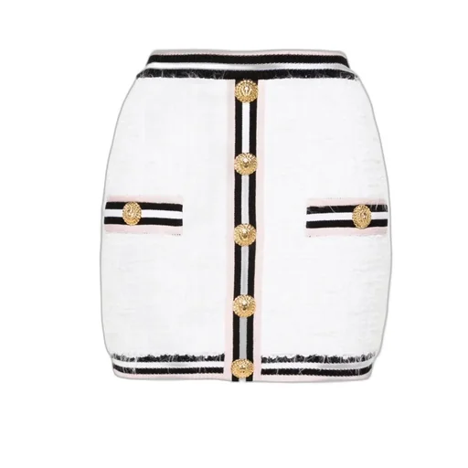 Monogram Knit Skirt