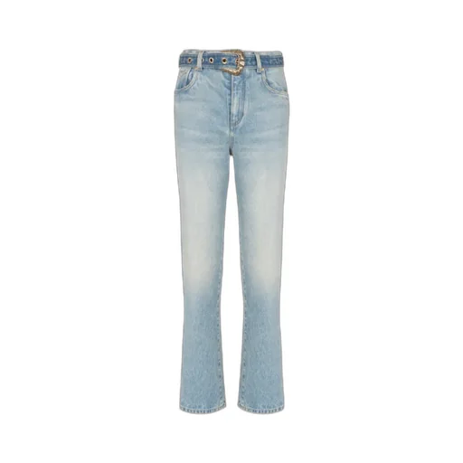 Classic Belted Jeans