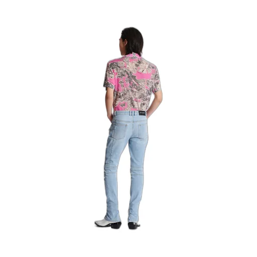 Panelled Biker Jeans