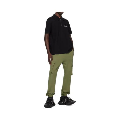Logo Embroidered Short-Sleeved Polo Shirt