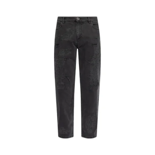 Straight Leg Cargo Jeans