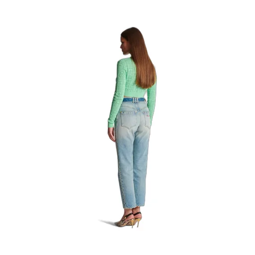 Classic Belted Jeans