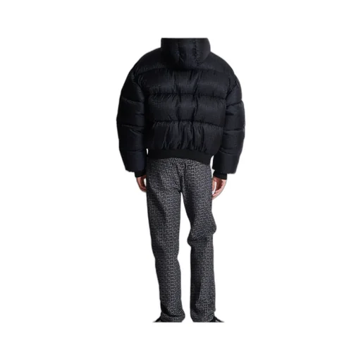 Pb Monogram Hooded Down Jacket