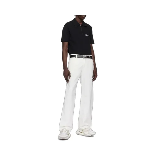 Logo Embroidered Short-Sleeved Polo Shirt