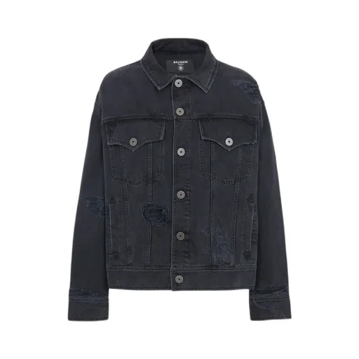 Distressed Denim Jacket