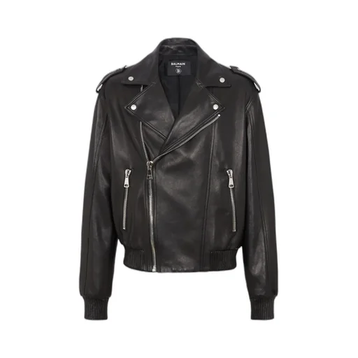 Leather Bomber Jacket