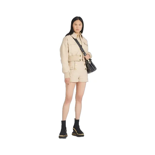 Monogram Jacquard Print Shorts