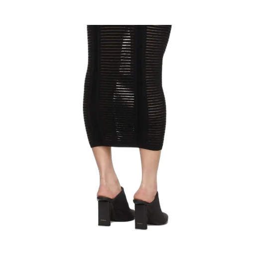 Mid-Length Knit Bustier Dress