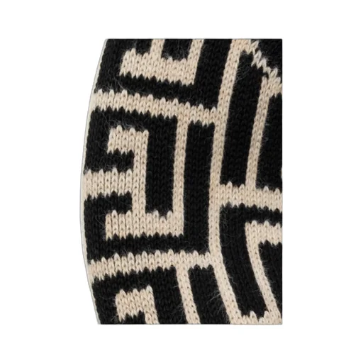Monogram-Print Knitted Face Mask