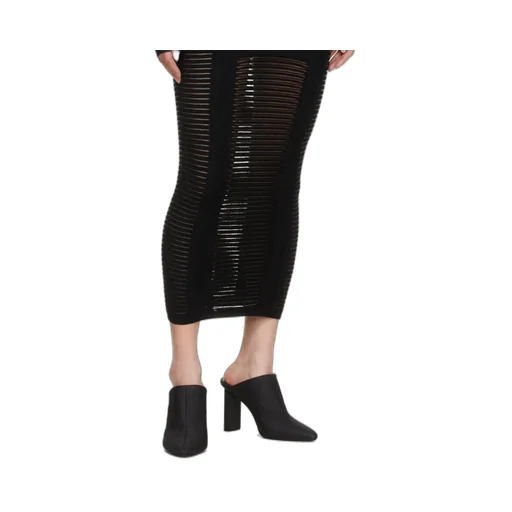 Mid-Length Knit Bustier Dress