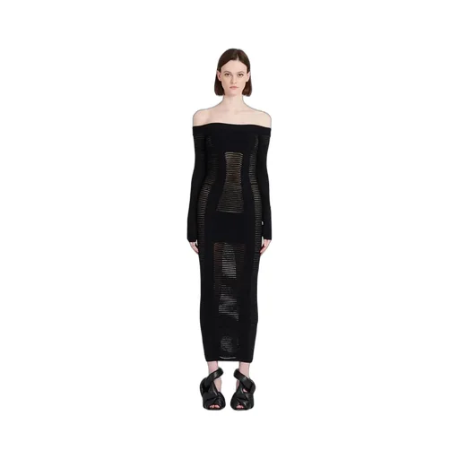 Mid-Length Knit Bustier Dress