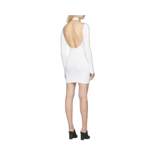 Cut Out Open Back Knit Mini Dress