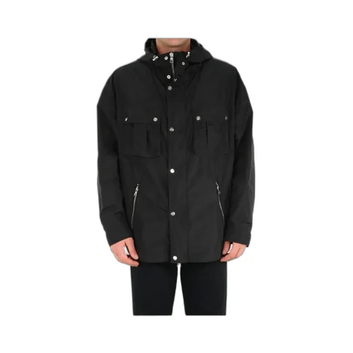 Pocket Detail Hooded Jacket