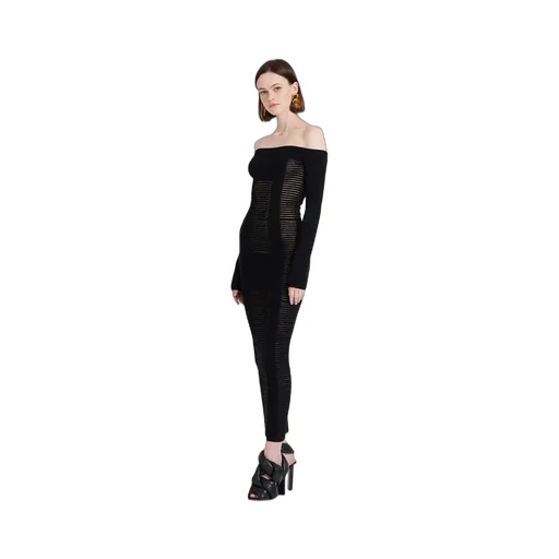 Mid-Length Knit Bustier Dress