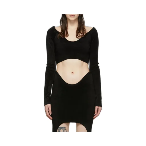 Black Velvet Top