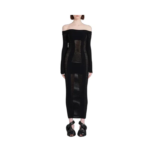 Mid-Length Knit Bustier Dress