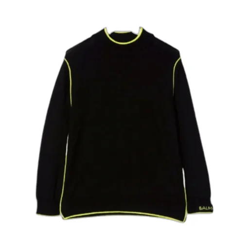 Contrast Spliced Sweater