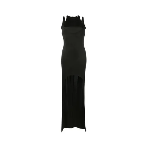 Long Black Jersey Dress