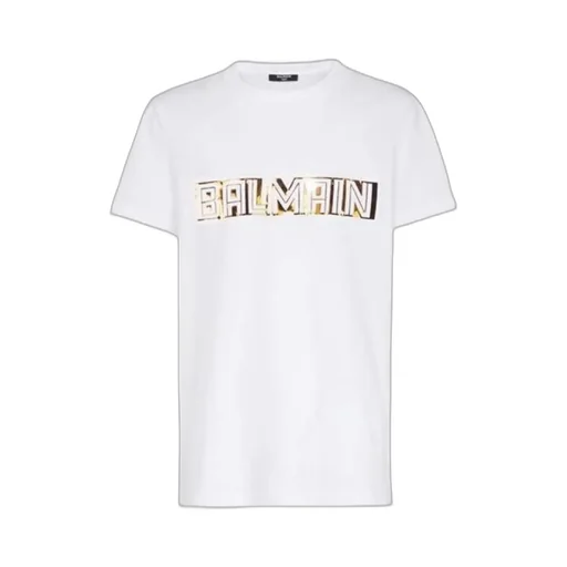 Metallic Logo Printed T-Shirt