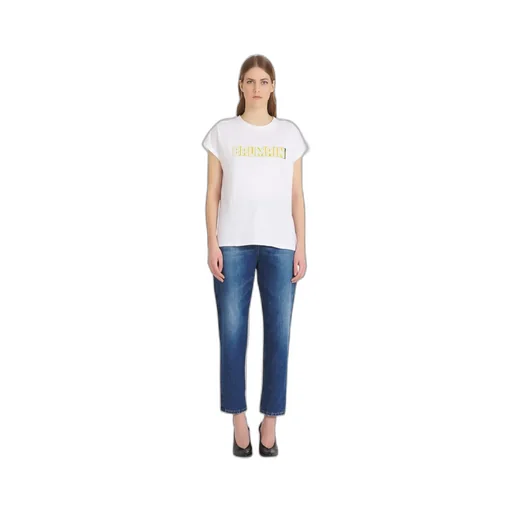 Metallic Logo Printed T-Shirt