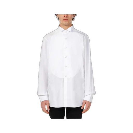 Buttoned Straight Hem Shirt