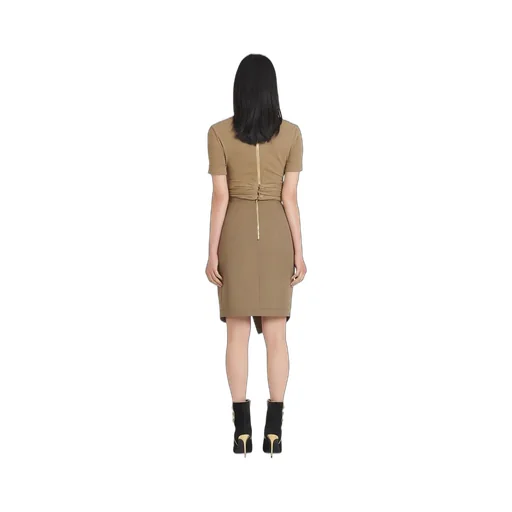 Taupe Wool Skirt
